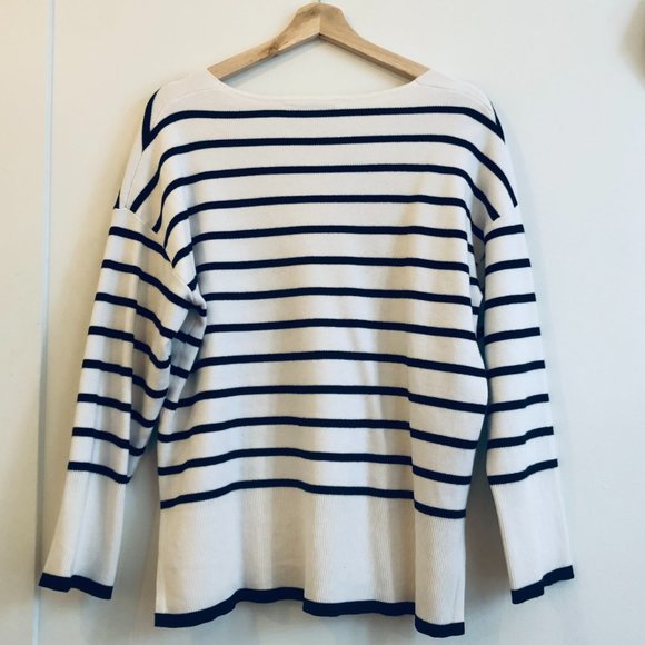 MANGO - Oversized striped sweater - Picture 8 of 10